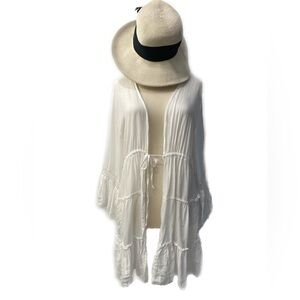 Raviya White Swim Coverup